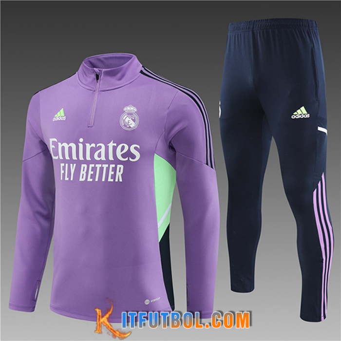 Chandal Equipos De Futbol Real Madrid Ninos Violeta 2023/2023