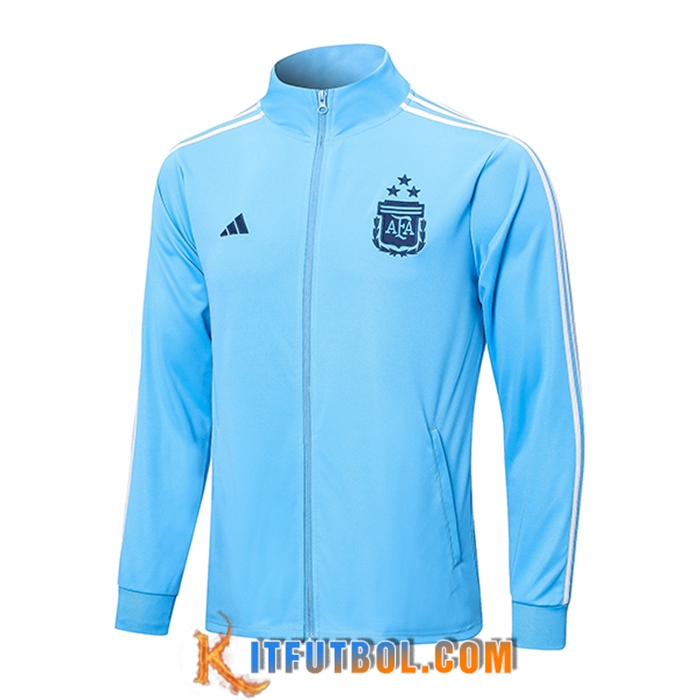 Chaquetas Futbol Argentina 3 Stars Azul Claro 2023/2023