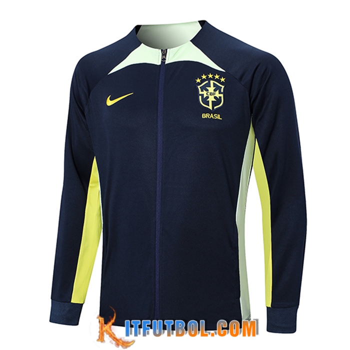 Chaquetas Futbol Brasil Azul marino 2023/2023