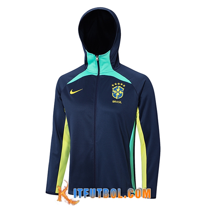 Chaqueta Con Capucha Brasil Azul marino 2023/2023