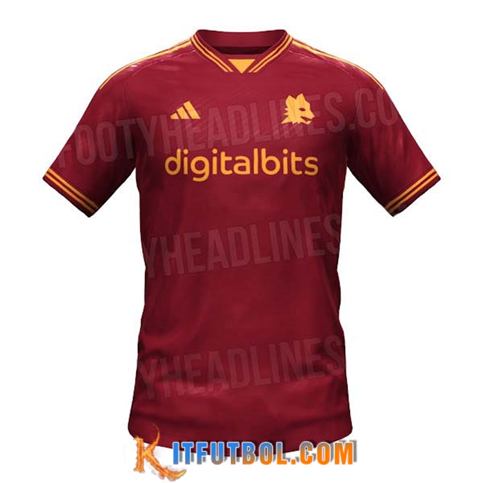 Camisetas De Futbol AS Roma Primera Leaked Version 2023/2024