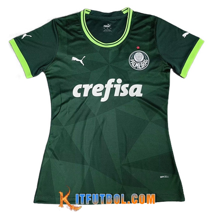 Camisetas De Futbol Palmeiras Mujer Primera 2023/2024