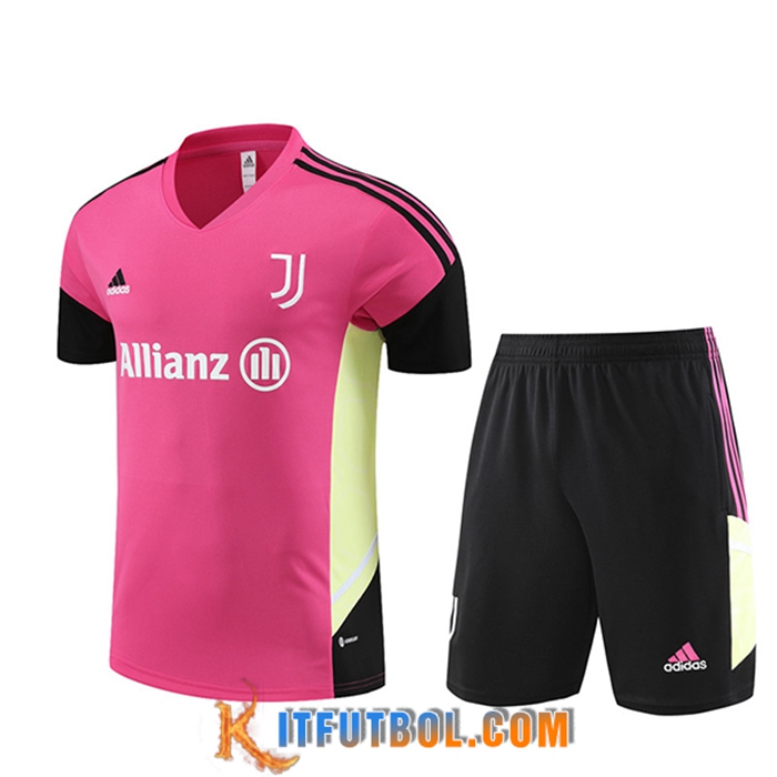 Camiseta Entrenamiento + Cortos Juventus Rosa 2022/2023