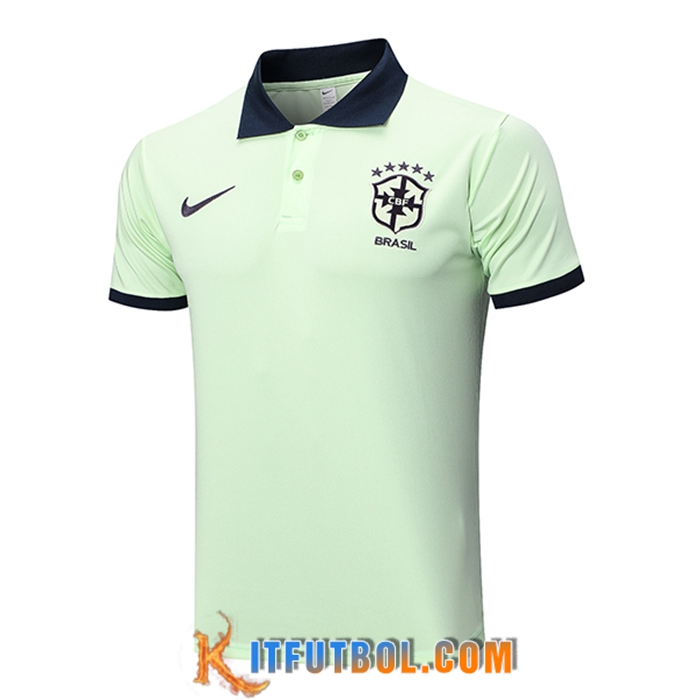 Camiseta Polo Brasil Púrpura 2023/2024