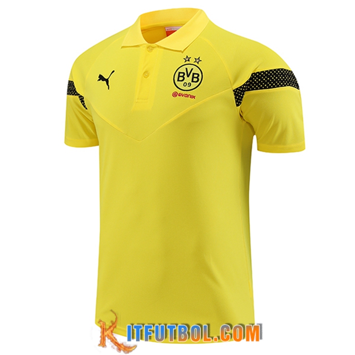 Camiseta Polo Dortmund Amarillo 2022/2023