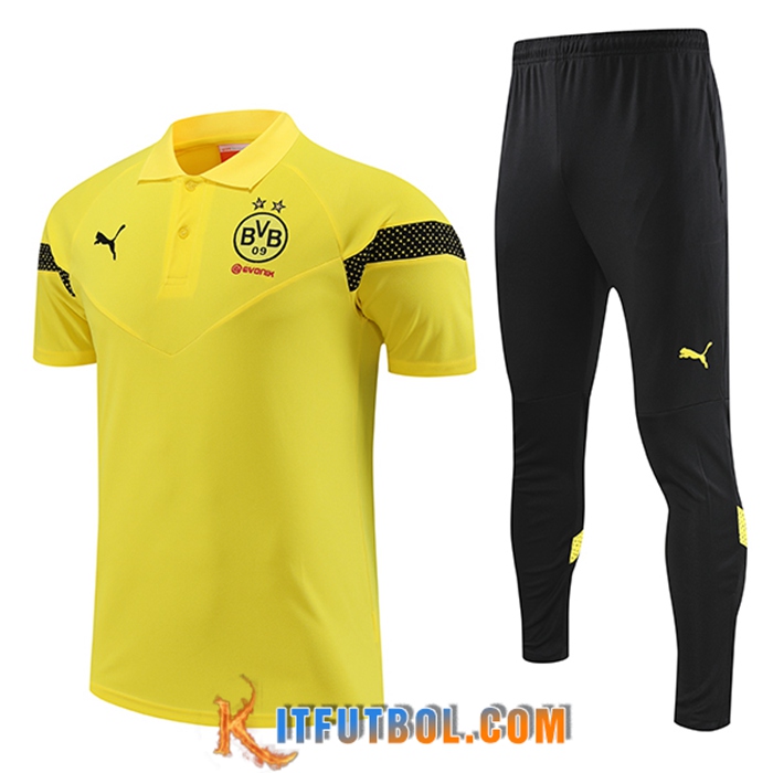 Camiseta Polo Dortmund Amarillo 2022/2023