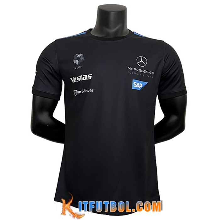 Camiseta de manga corta F1 Mercedes Benz Team Negro 2023