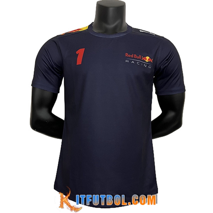 Camiseta de manga corta F1 RedBull Racing Team Negro 2023
