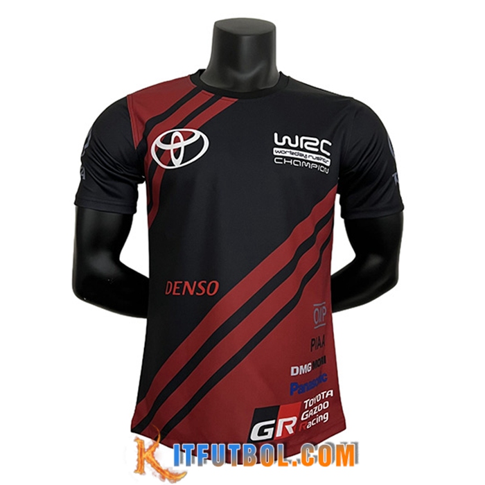 Camiseta de manga corta F1 Toyota Team Rojo/Negro 2023