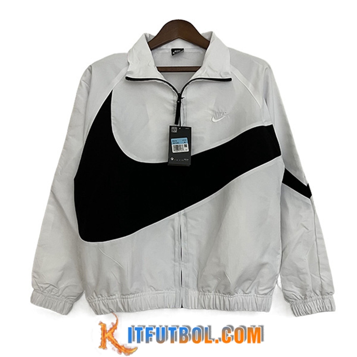 Rompevientos Nike Blanco/Negro 2023