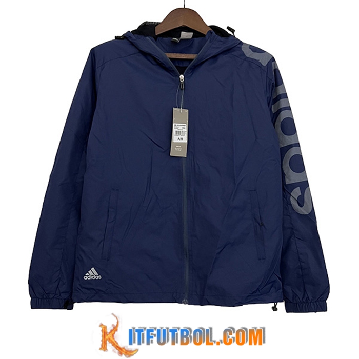 Rompevientos Adidas Azul marino 2023