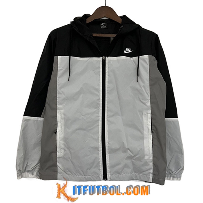 Rompevientos Nike Negro/Gris 2023