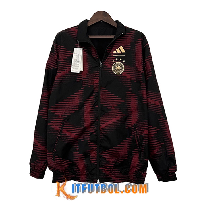 Rompevientos Alemania Negro/Rojo 2022/2023