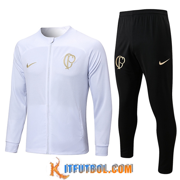 Chandal Equipos De Futbol - Chaqueta Corinthians Blanco 2023/2024
