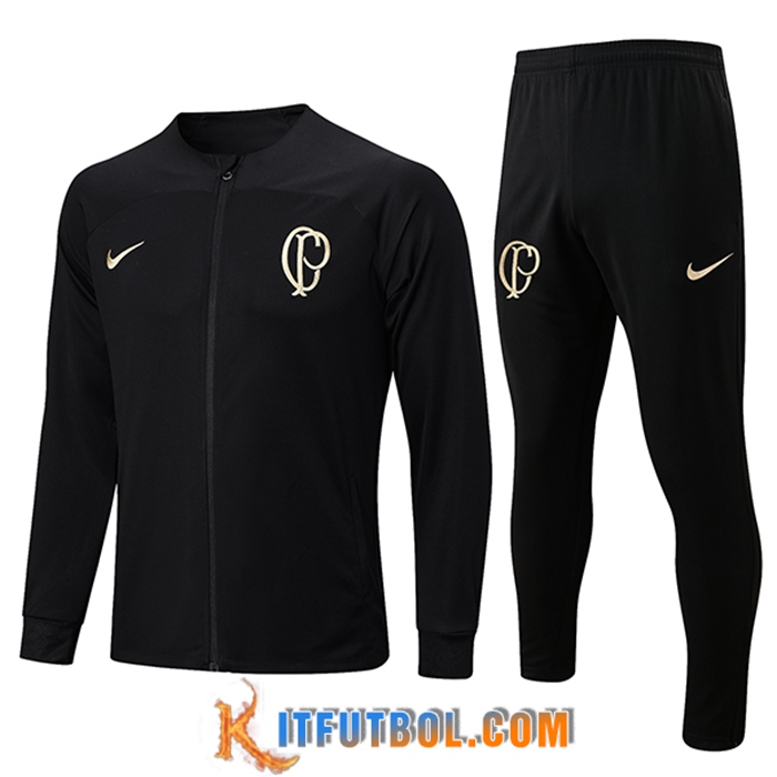 Chandal Equipos De Futbol - Chaqueta Corinthians Negro 2023/2024