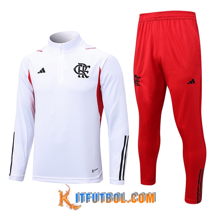 Chandal Equipos De Futbol Flamenco Blanco 2023/2024