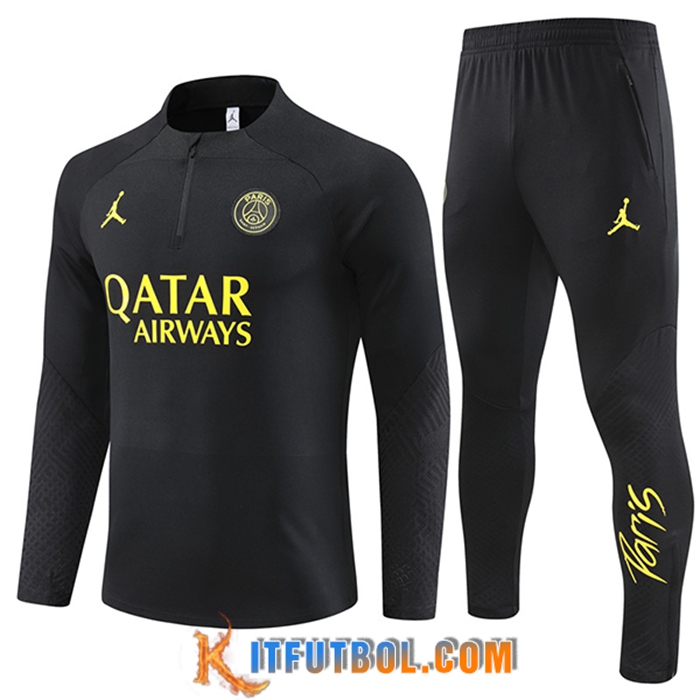 Chandal Equipos De Futbol PSG Jordan Negro 2022/2023