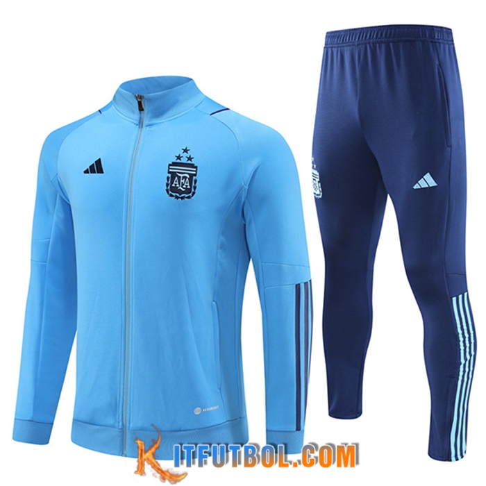 Chandal Equipos De Futbol - Chaqueta Argentin Azul Claro 2022/2023