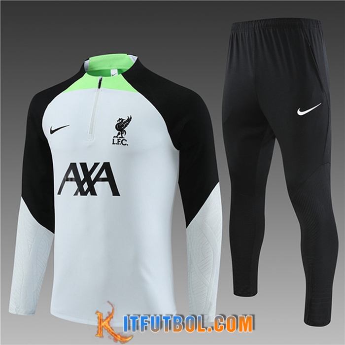 Chandal Equipos De Futbol FC Liverpool Ninos Gris/Verde 2023/2024