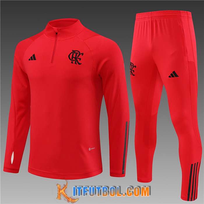 Chandal Equipos De Futbol Flamenco Ninos Rojo 2023/2024
