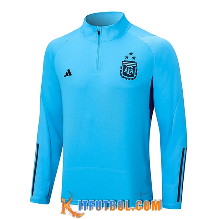 Sudadera De Entrenamiento Argentin Azul Claro 2022/2023