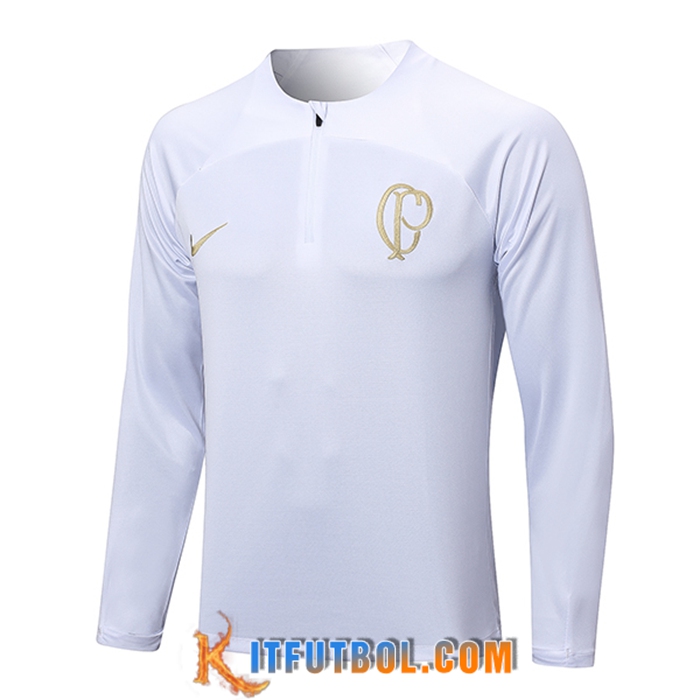 Sudadera De Entrenamiento Corinthians Blanco 2023/2024