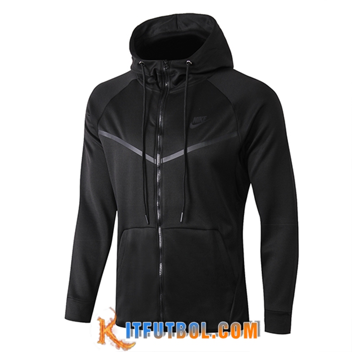 Chaqueta Con Capucha Nike Negro 2022/2023