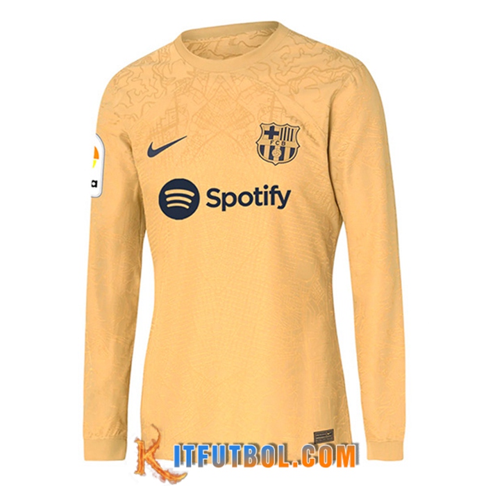Camisetas De Futbol FC Barcelona Segunda Manga Larga 2023/2024