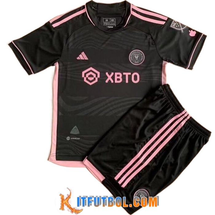 Camisetas De Futbol Inter Miami CF Ninos Segunda 2023/2024