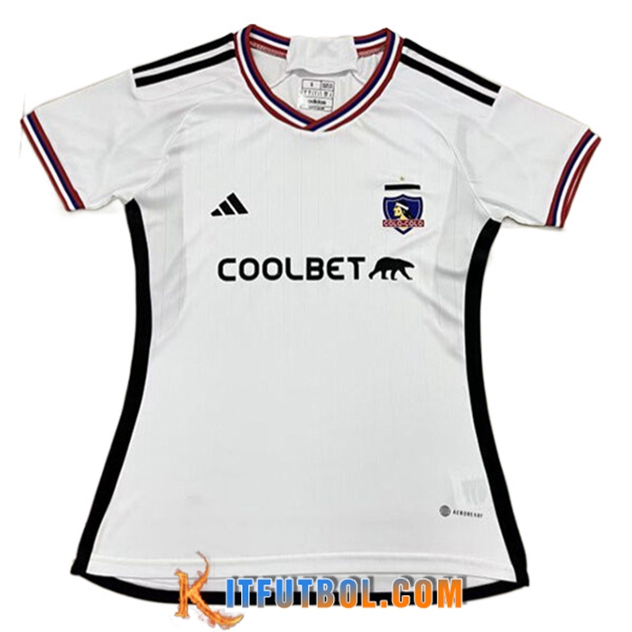 Camisetas De Futbol Colo-Colo Mujer Primera 2023/2024