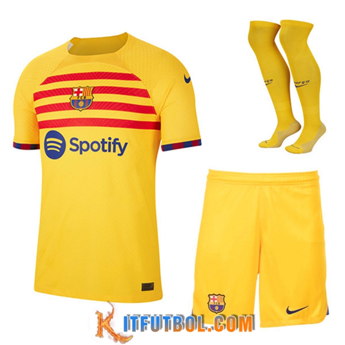 Camisetas De Futbol FC Barcelona Fourth (Cortos + Calcetines) 2022/2023