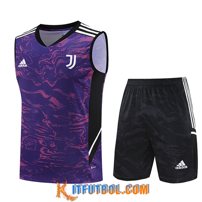 Camiseta Entrenamiento sin mangas + Cortos Juventus Violeta 2023/2024