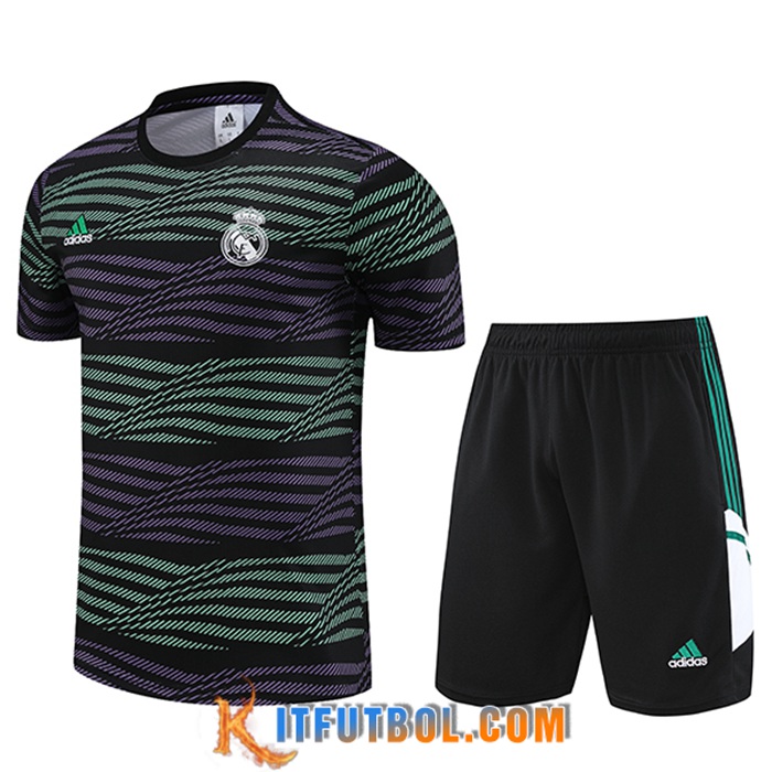 Camiseta Entrenamiento + Cortos Real Madrid Verde 2023/2024