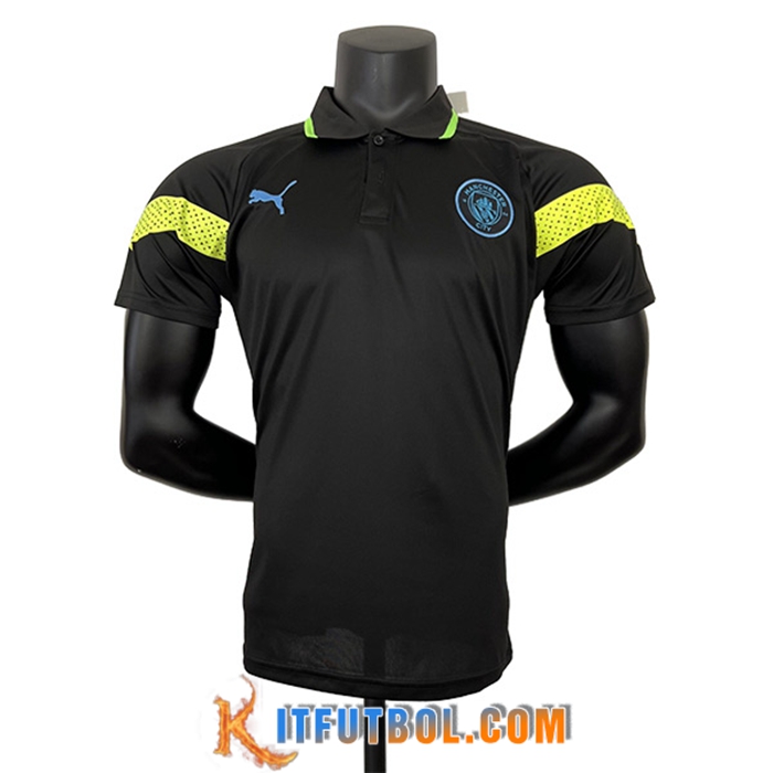 Camiseta Polo Manchester City Negro 2023/2024