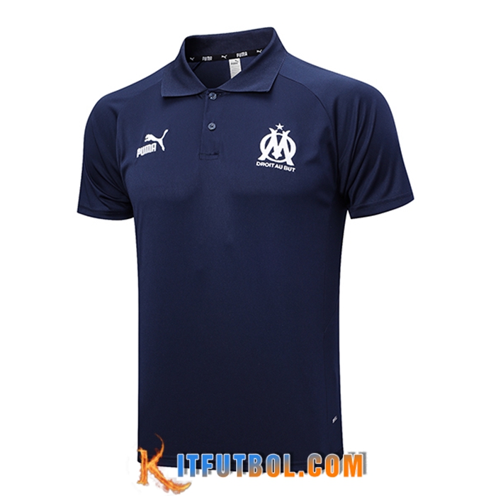 Camiseta Polo Marsella Azul marino 2023/2024