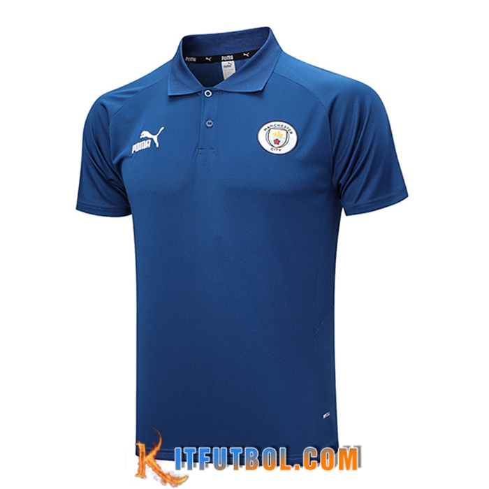 Camiseta Polo Manchester City Azul marino 2023/2024