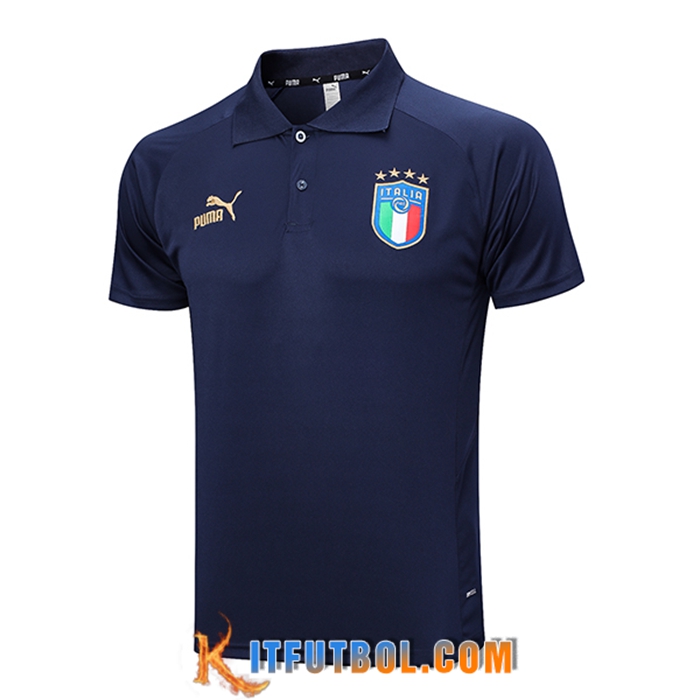 Camiseta Polo Italia Azul marino 2023/2024 -02