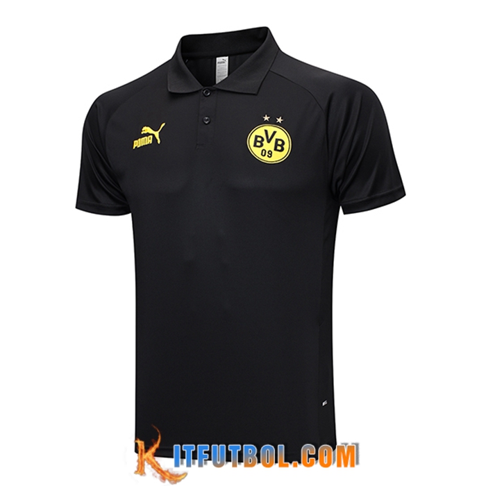 Camiseta Polo Dortmund Negro 2023/2024