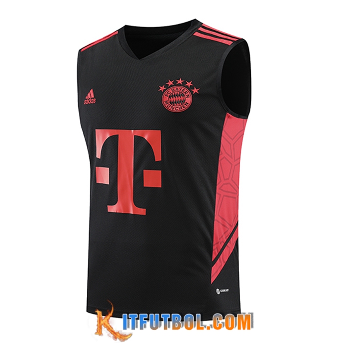 Chalecos De Futbol Bayern Munich Negro 2023/2024