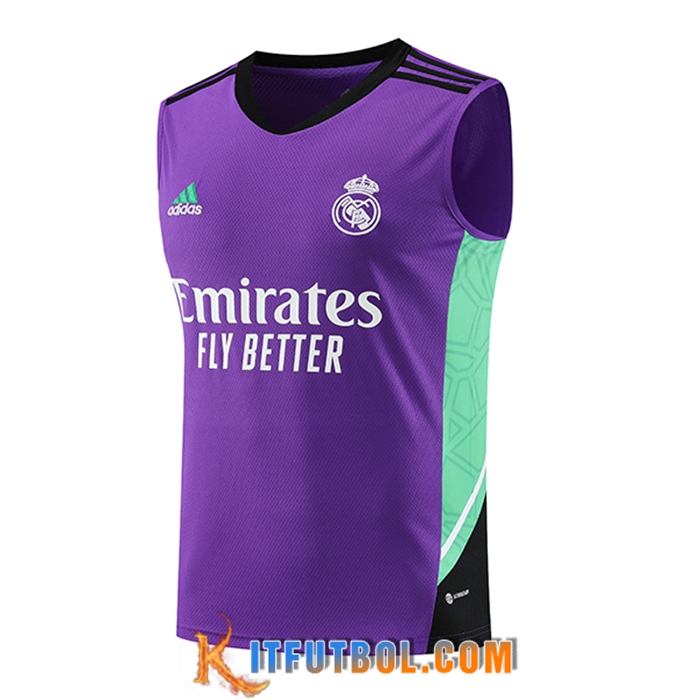 Chalecos De Futbol Real Madrid Violeta 2023/2024