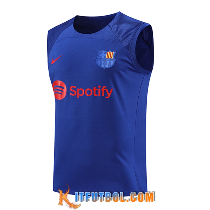 Chalecos De Futbol FC Barcelona Azul 2023/2024