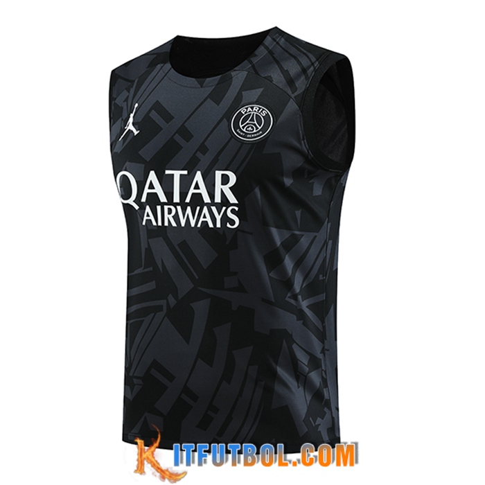Chalecos De Futbol PSG Jordan Negro 2023/2024