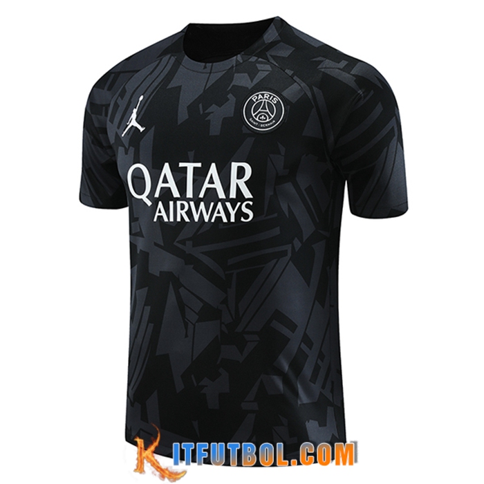 Camiseta Entrenamiento PSG Jordan Negro 2023/2024