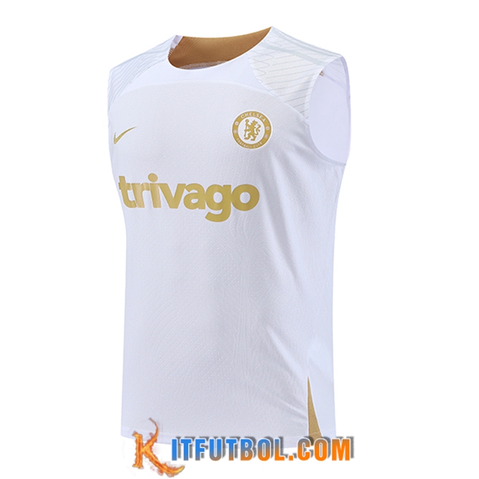 Chalecos De Futbol FC Chelsea Blanco 2023/2024