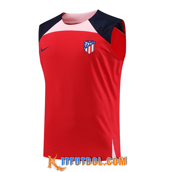 Chalecos De Futbol Atletico Madrid Rojo 2023/2024