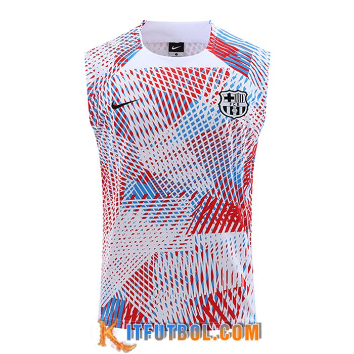 Chalecos De Futbol FC Barcelona Rojo/Azul 2023/2024