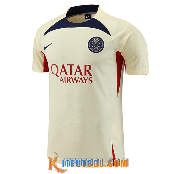 Camiseta Entrenamiento PSG Amarillo 2023/2024