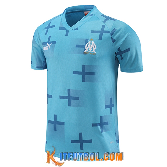 Camiseta Entrenamiento Marsella Azul Claro 2023/2024