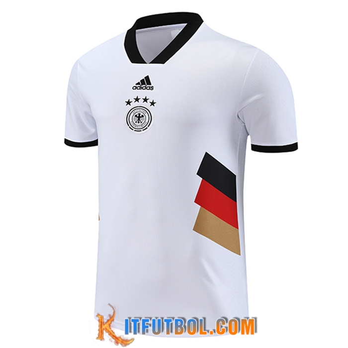 Camiseta Entrenamiento Alemania Blanco 2023/2024
