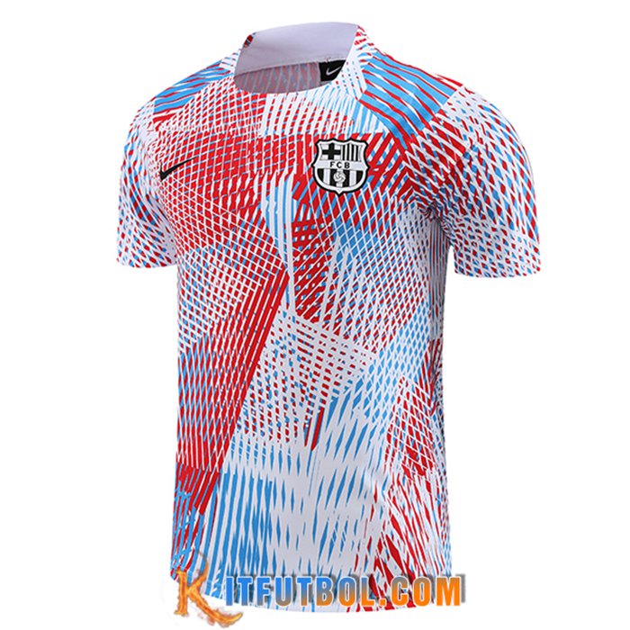 Camiseta Entrenamiento FC Barcelona Rojo/Azul/Blanco 2023/2024